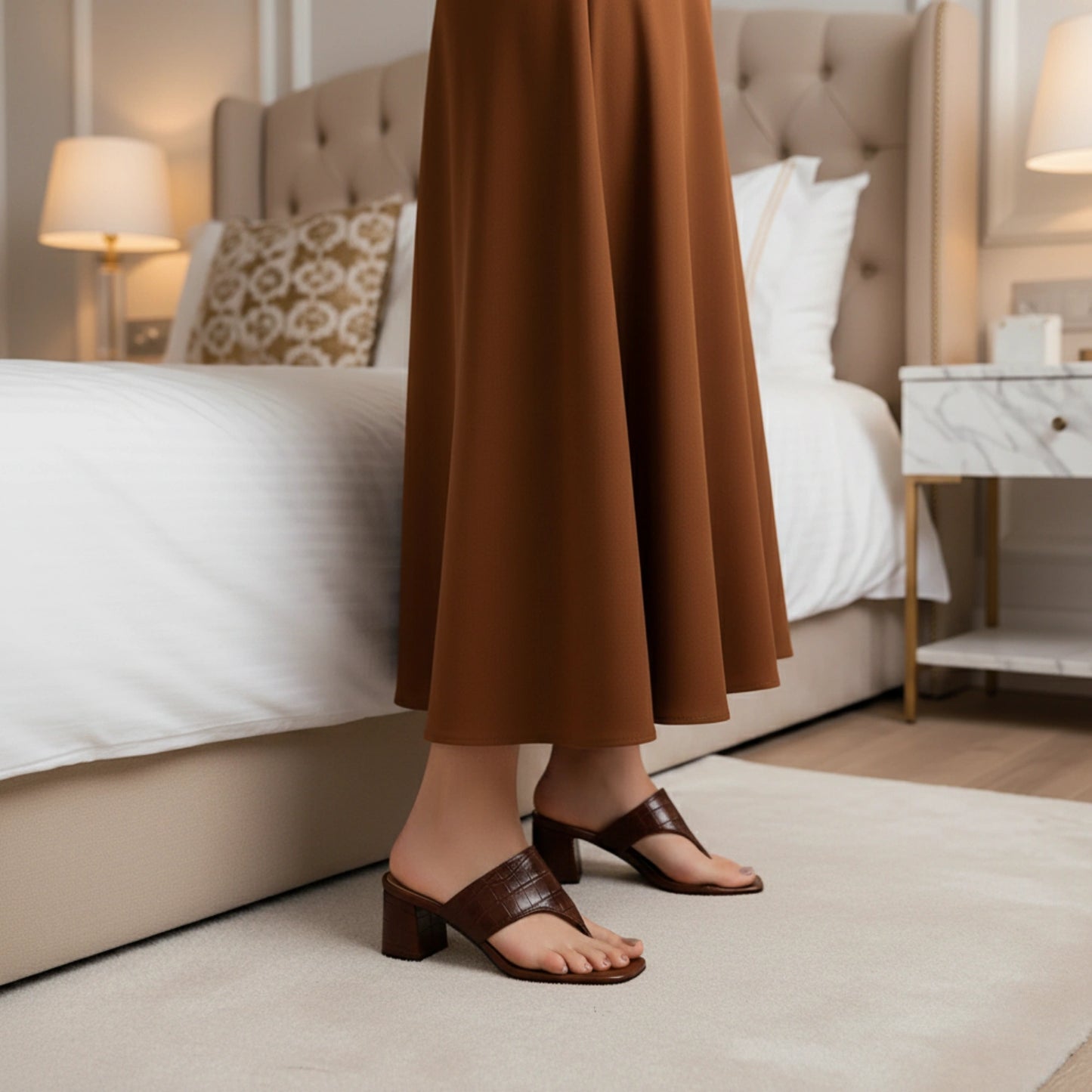 Hock Elegant Block Heel