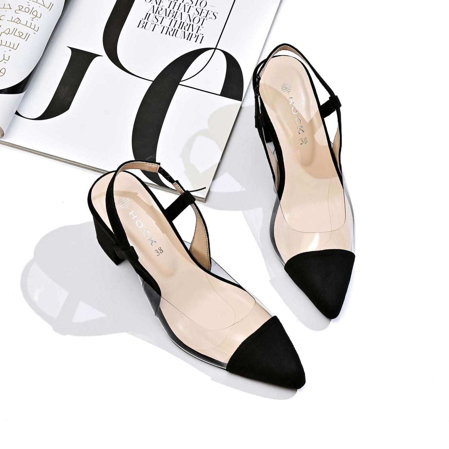 Crystalline Slingback