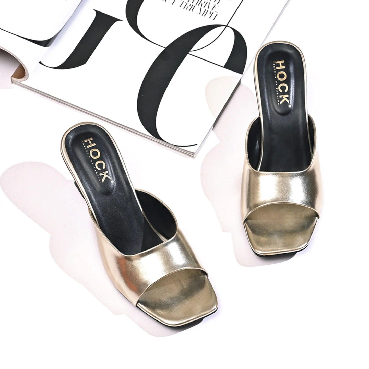 Open Toe-Heeled Sandals