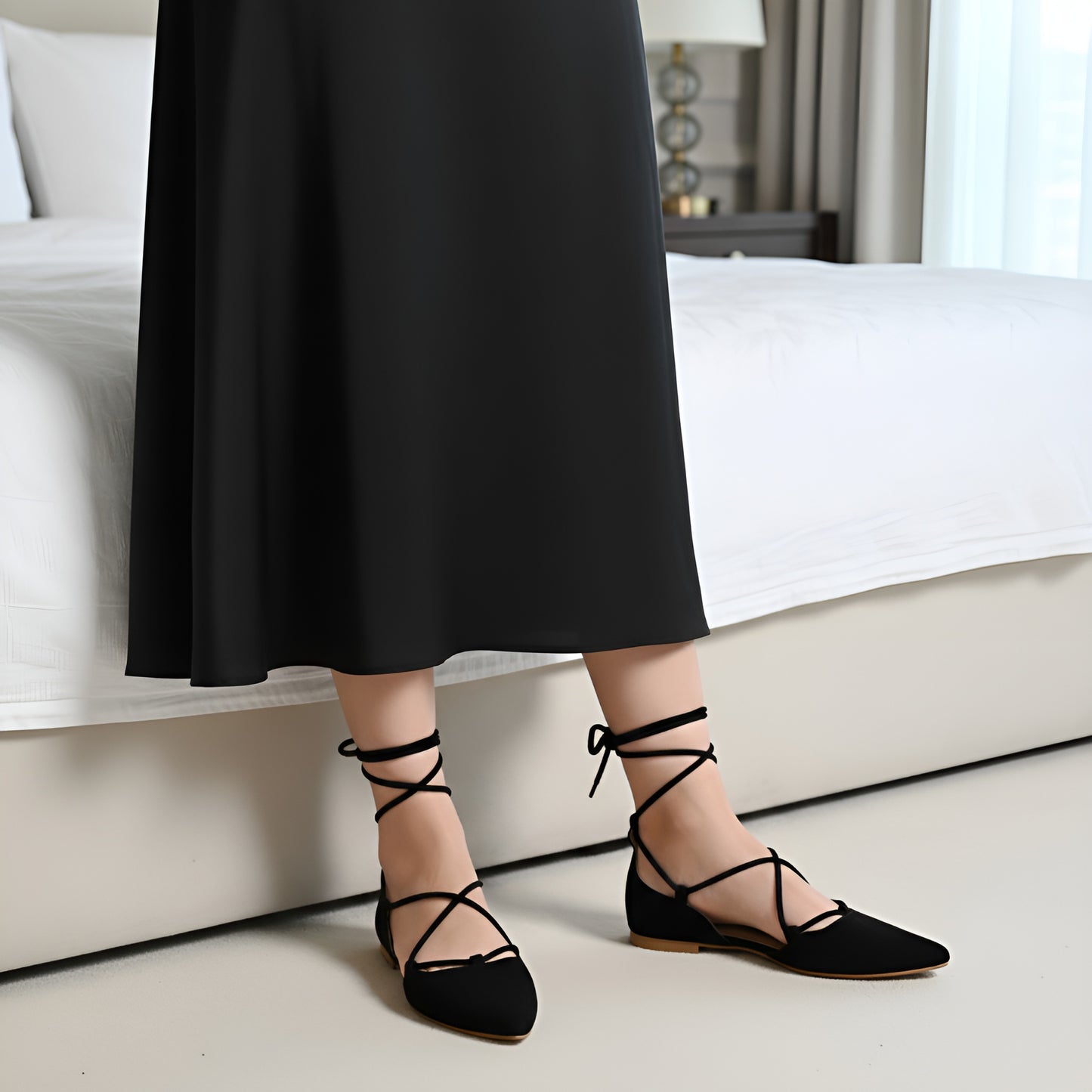 Tie Up pumps (Sale item not exchange)