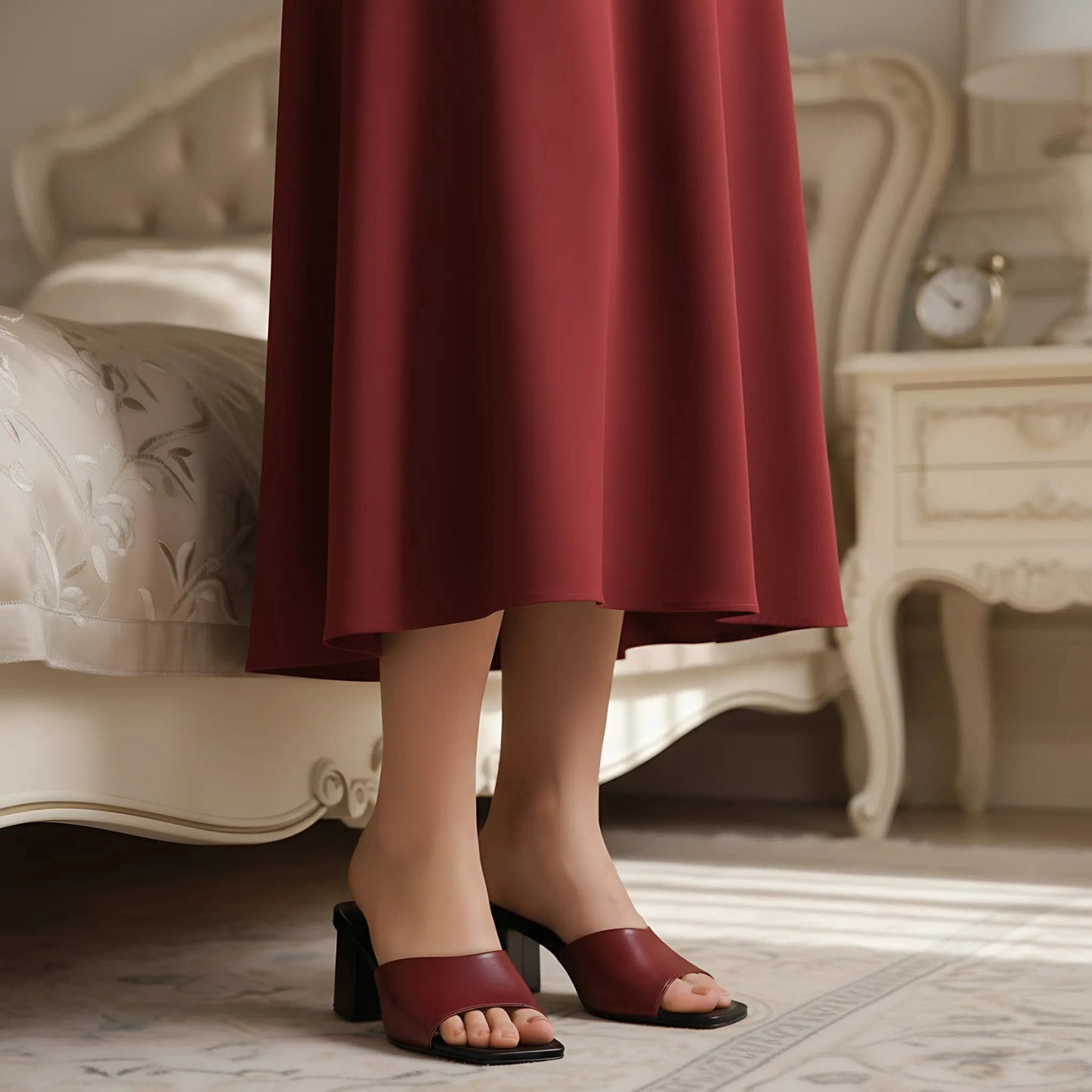 Solid Broad Heels