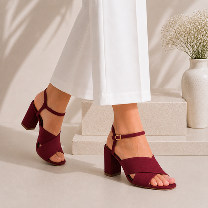 HOCK BLOCK HEEL
