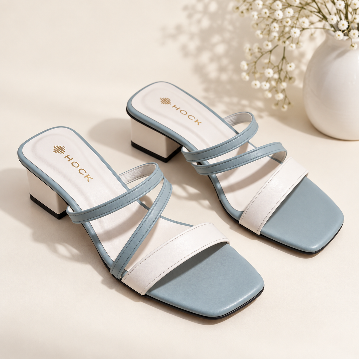 Powder Blue & Ivory / 36