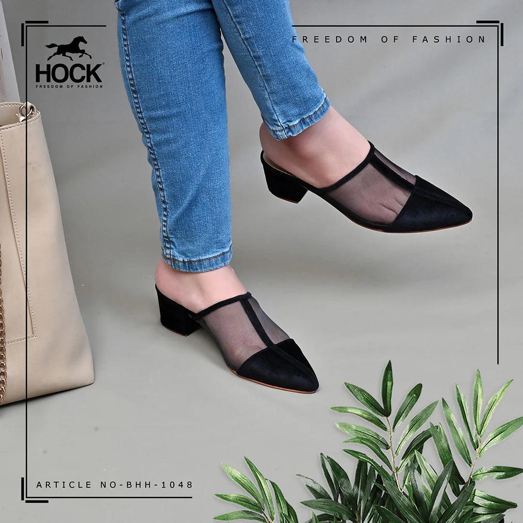 Mesh Pointed Toe Mules HOCK