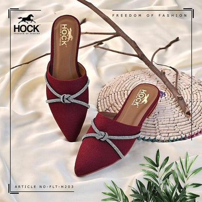 Gem-Embellished Mules