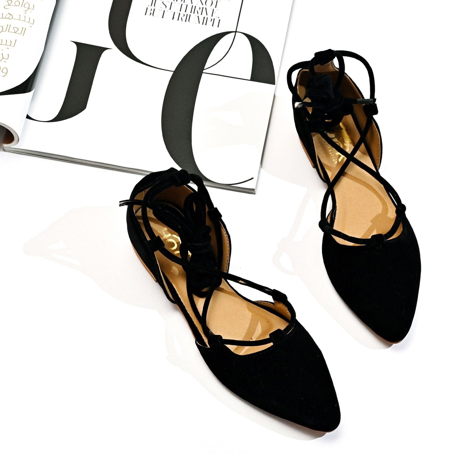 Tie Up pumps (Sale item not exchange)