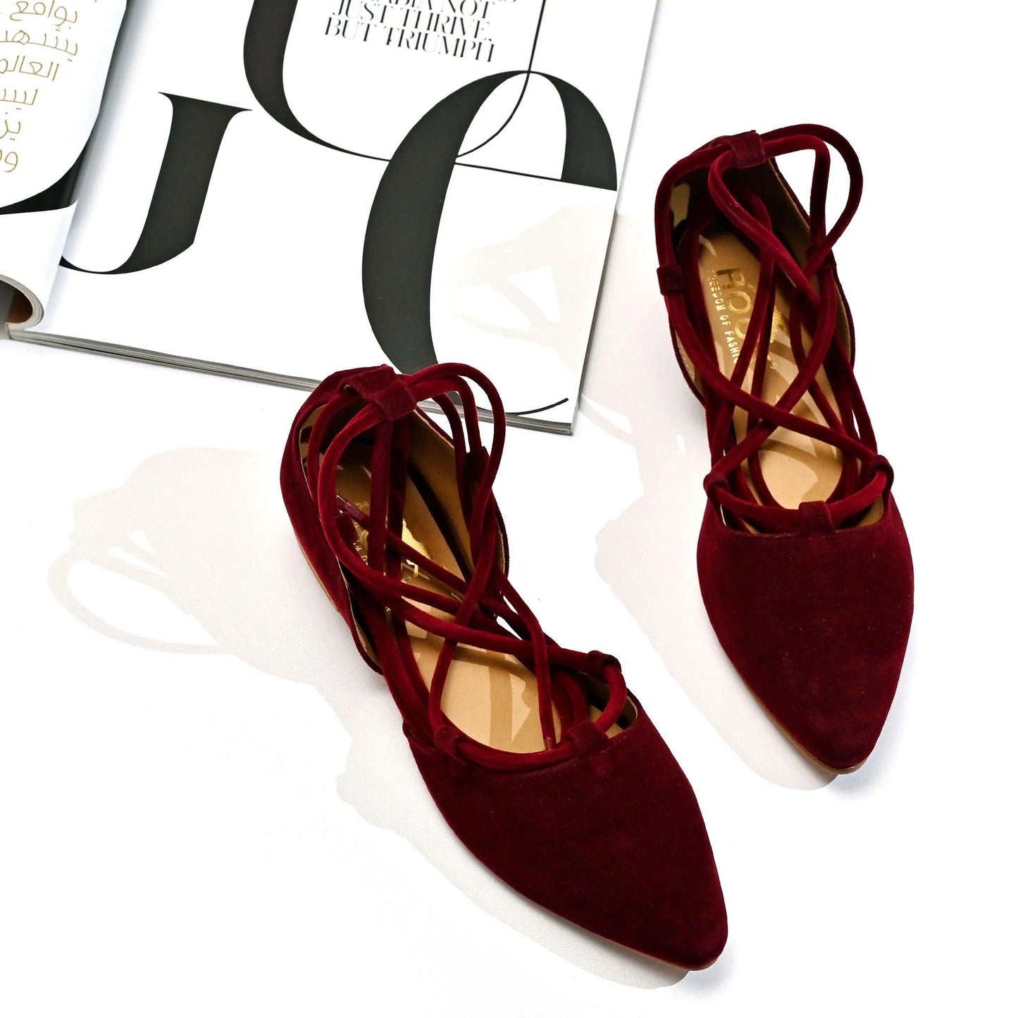 Tie Up pumps (Sale item not exchange)