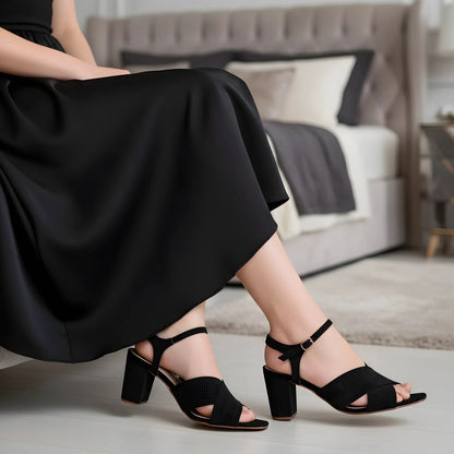 HOCK BLOCK HEEL