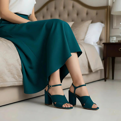 HOCK BLOCK HEEL