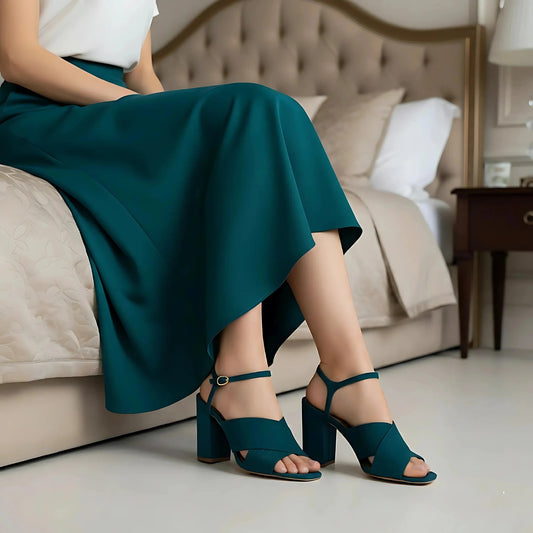 HOCK BLOCK HEEL