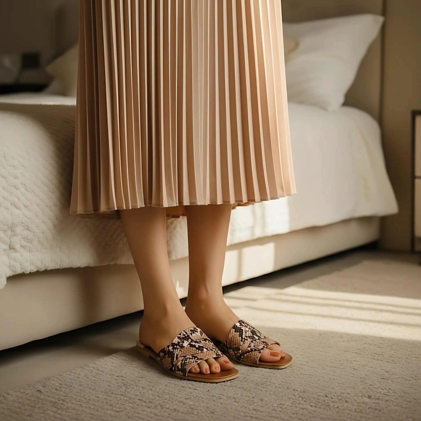 Snake Print Criss-Cross