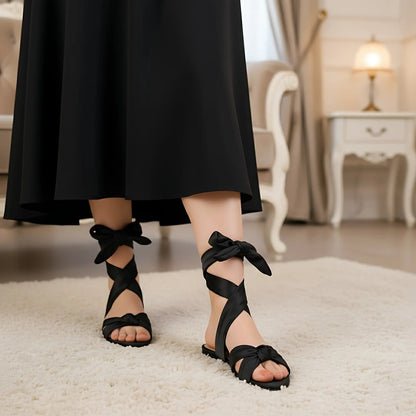 Lace-Up Sandals