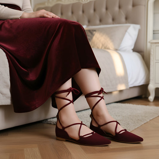 Tie Up pumps (Sale item not exchange)