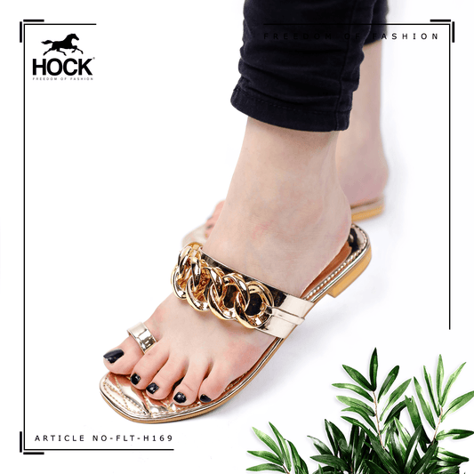 Toe Ring Chain Slipper