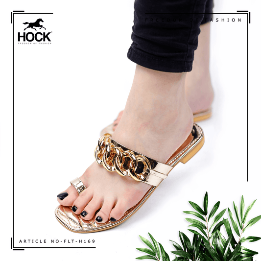 Toe Ring Chain Slipper